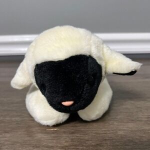 Vintage 2000 TY Beanie Buddies Chops Lamb Plush Stuffed Animal Toy